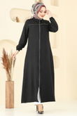 O.Z.N. - Abaya 831OZN1046-MS Black