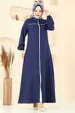 O.Z.N. - Abaya 831OZN1046-MS Navy Blue