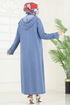 Abaya 9006YLD1073-MS Washed Light Jeans - Thumbnail