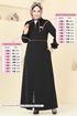 Abaya PL9129-MS Black - Thumbnail