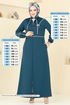Abaya PL9129-MS Petroleum - Thumbnail