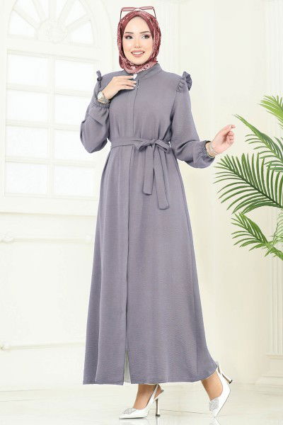 P.L. - Abaya PL9151-MS Gray