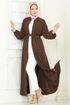 Abaya PL9153-MS Brown - Thumbnail