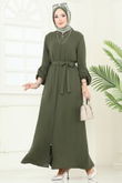 P.L. - Abaya PL9153-MS Khaki