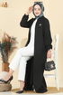 Abaya PL9169-MS Black - Thumbnail