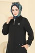 عباءة أسود PL9169-MS - Thumbnail