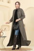 Abaya PL9170-MS Brown - Thumbnail