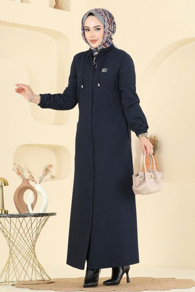 P.L. - Abaya PL9170-MS Navy Blue