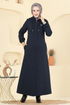 Abaya PL9170-MS Navy Blue - Thumbnail