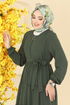Abaya PL9174-MS Khaki - Thumbnail
