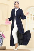 P.L. - Abaya PL9174-MS Navy Blue