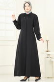 P.L. - Abaya PL9191-MS Black