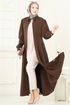 Abaya PL9191-MS Brown - Thumbnail