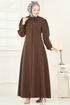 Abaya PL9191-MS Brown - Thumbnail