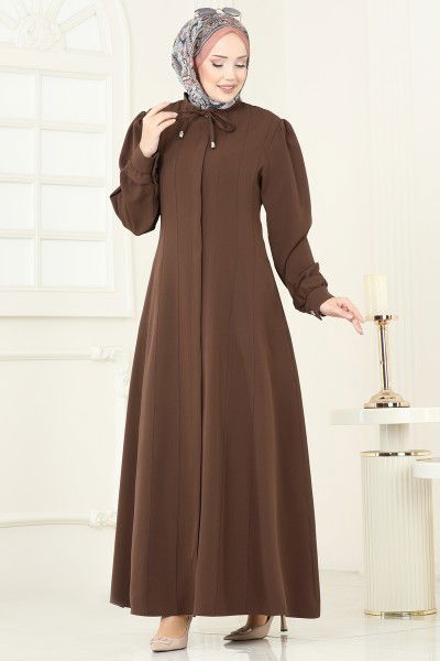 P.L. - Abaya PL9191-MS Brown
