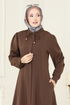 Abaya PL9191-MS Brown - Thumbnail