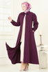 Abaya PL9191-MS Damson - Thumbnail