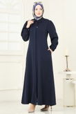 P.L. - Abaya PL9191-MS Navy Blue