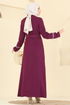 Abaya PL9196-MS Damson - Thumbnail