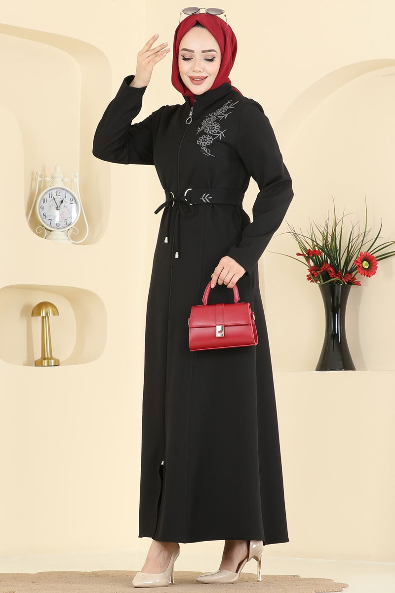Abaya PL9197-MS Black