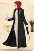 عباءة أسود PL9197-MS - Thumbnail