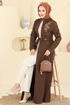 عباءة بني PL9197-MS - Thumbnail