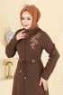 عباءة بني PL9197-MS - Thumbnail
