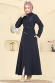 P.L. - Abaya PL9197-MS Navy Blue