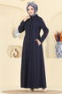 Abaya PL9201-MS Navy Blue - Thumbnail