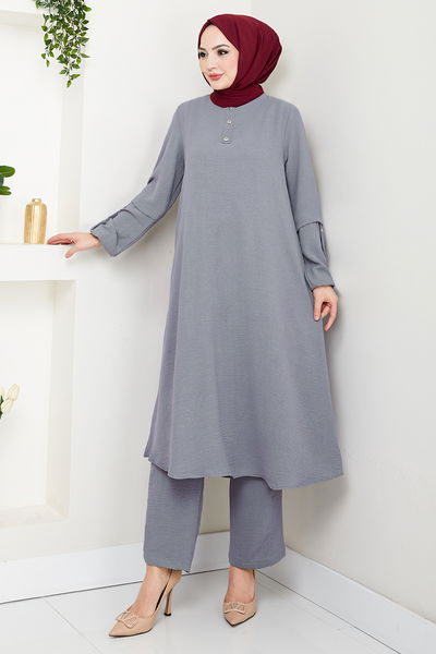 MRV M.H. - Accessoire Boutonné Équipe Numéro de pièce 4012MH1062-M Gris - 353436