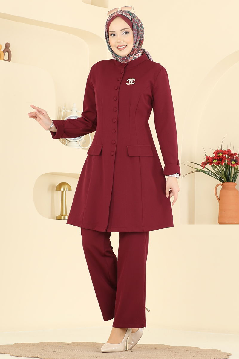 Aksesuar Cepli Dabıl Takım 2800SL432-MS Bordo