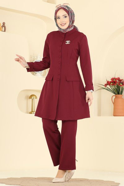 S.L. - Aksesuar Cepli Dabıl Takım 2800SL432-MS Bordo