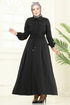Aksesuar Cepli Modal Elbise 2713SL432-MS Siyah - Thumbnail