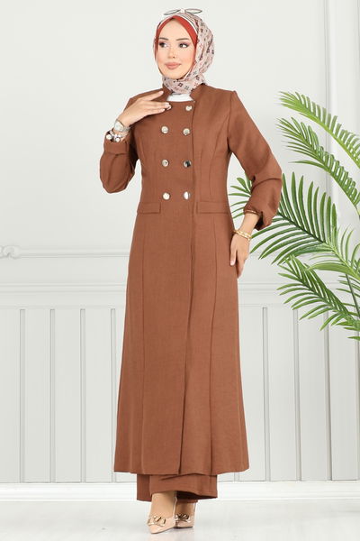 S.L. - Aksesuar Cepli Sofia Takım 2701SL432-MS Kahve - 369633