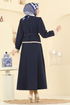 Aksesuar Düğmeli Etekli Takım 7452MP806-MS Laci - Thumbnail