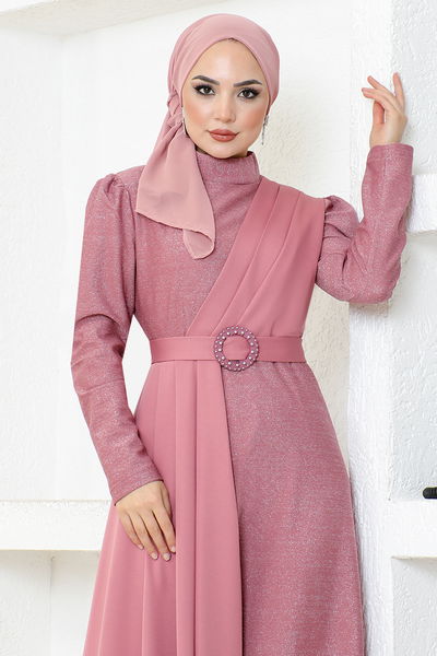 ASM - Argenté Robe de soirée LM2538 Rosier Kourous - 340972