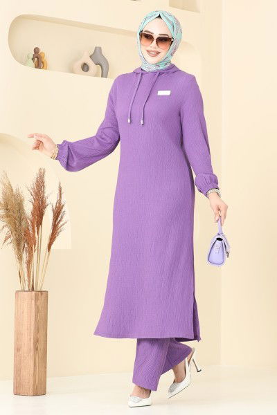 D.V.L. - Arma Detay Bürümcük Takım 395DVL817-MS Koyu Lila