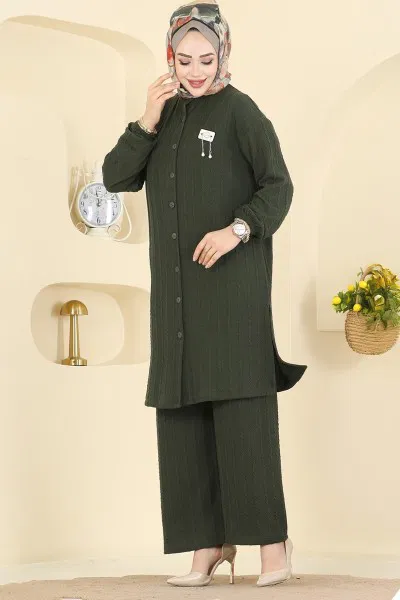 B.O. - Arma Detaylı Burgu Takım 210BO429-MS Haki