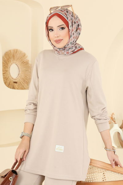 A.Y.D. - Arma Detaylı Modal Takım 2732AYD574-MS Taş - 407102