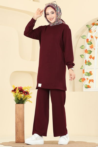 A.Y.D. - Arma Detaylı Spor Takım 2758AYD574-MS Bordo - 411790