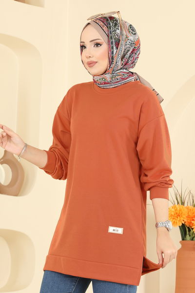 P.R.M. - Arma Detaylı Spor Tunik 701PM271-MS Kiremit - 418803