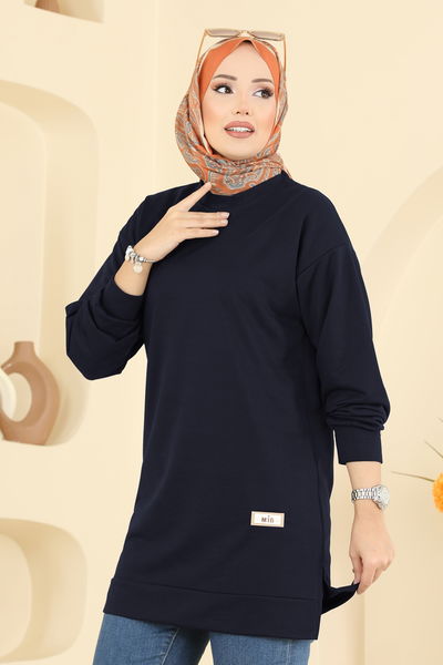 P.R.M. - Arma Detaylı Spor Tunik 701PM271-MS Koyu Laci - 418831