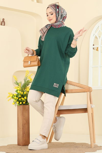 E.T.T. - Arma Detaylı Tunik 20455ETT926-MS Zümrüt - 414870