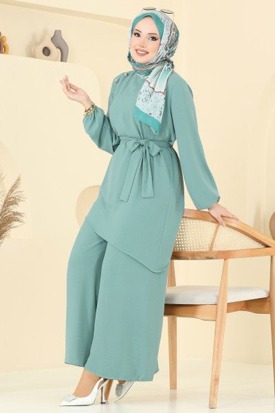 M.R. - Asimetrik Kesim Aerobin Takım 017MR1078-MS Açık Mint