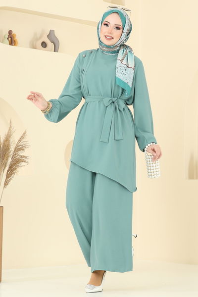 M.R. - Asimetrik Kesim Aerobin Takım 017MR1078-MS Açık Mint - 383711