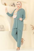 U.Z. - Asimetrik Kesim Sandy Takım 5095UZ662-MS Mint