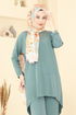Asimetrik Kesim Sandy Takım 5095UZ662-MS Mint - Thumbnail