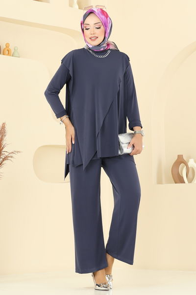 U.Z. - Asimetrik Kesim Sandy Takım 6026UZ662-MS Antrasit - 386625