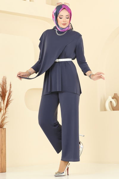 U.Z. - Asimetrik Kesim Sandy Takım 6026UZ662-MS Antrasit - 386630