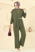 Asimetrik Kesim Sandy Takım 6026UZ662-MS Haki - Thumbnail